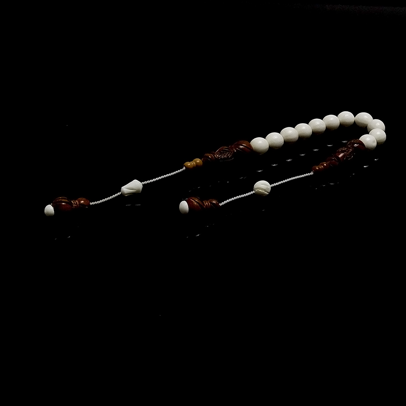  Oyma Kuka İmame Tasarımlı Deve Kemiği Zaza Tesbih 