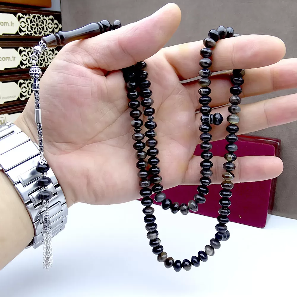 Basık Model Bufalo Boynuzu Namaz Tesbihi
