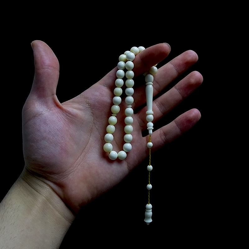 Bilek Boy Misket Kesim Deve Kemiği Tesbih