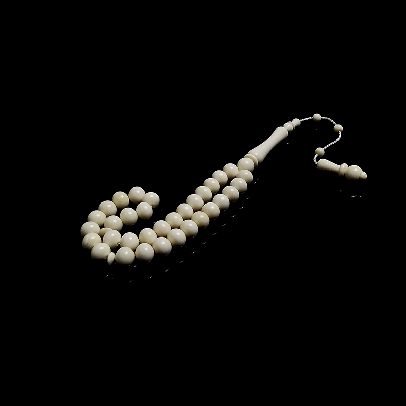 İstanbul Kesim Doğal Materyalden Fosil Tesbih