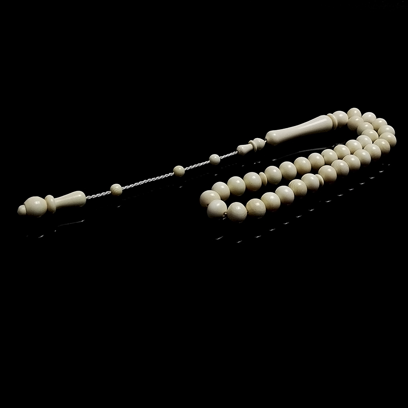 İstanbul Kesim Doğal Materyalden Fosil Tesbih