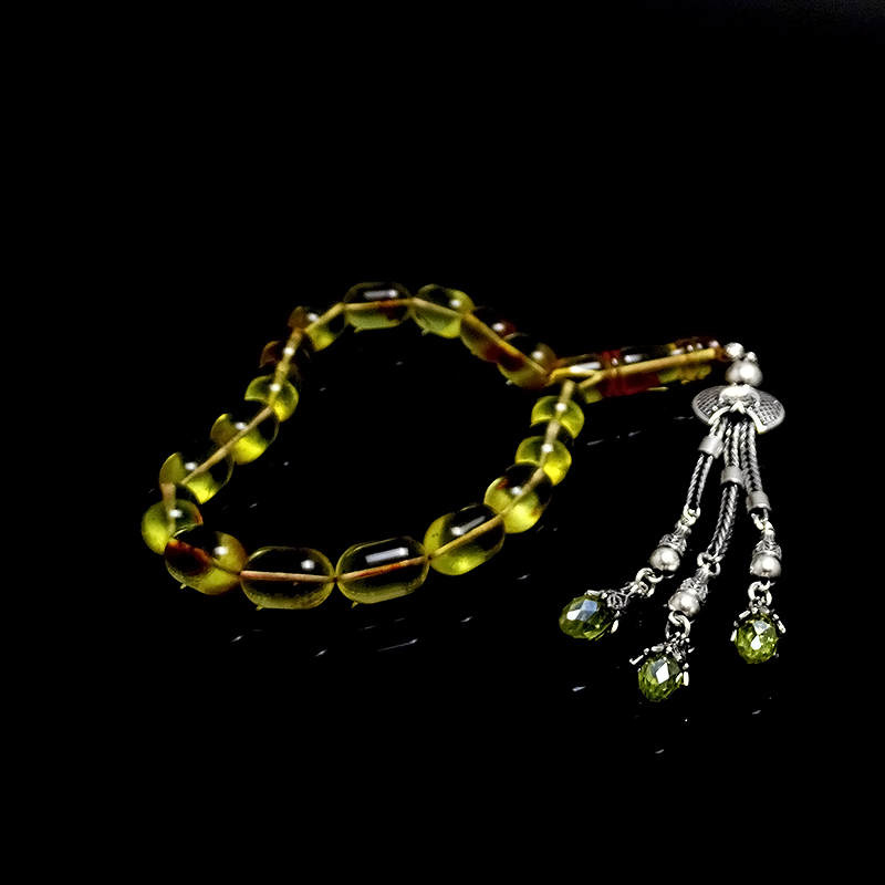 Kapsul Model Efe Boy Damla Kehribarı Tesbih 