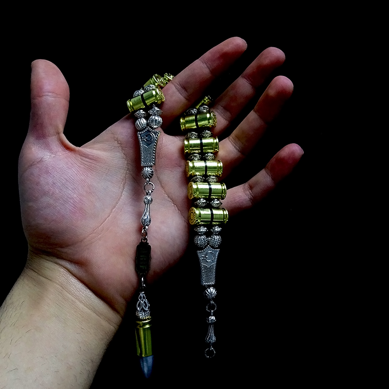 Kişiye Özel Mermi Tasarımlı Zaza Tesbih 