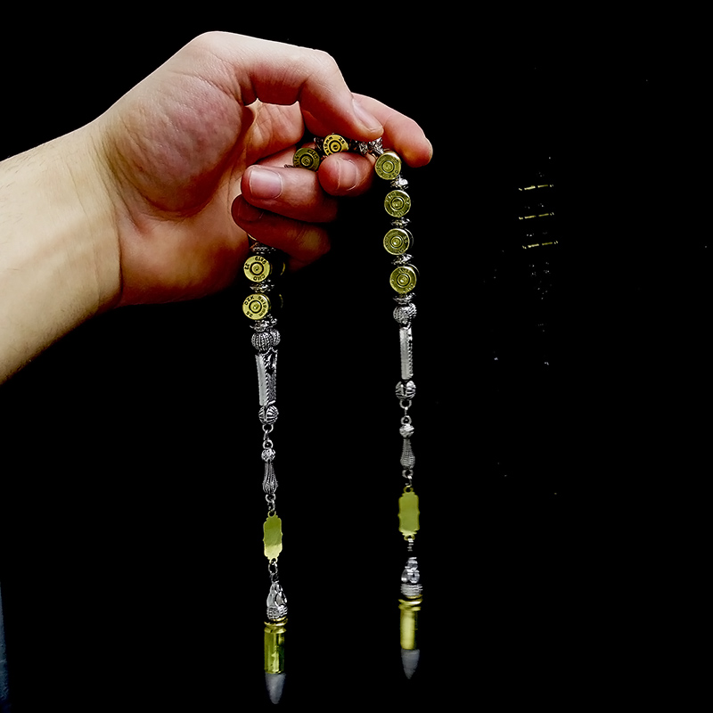 Kişiye Özel Mermi Tasarımlı Zaza Tesbih 