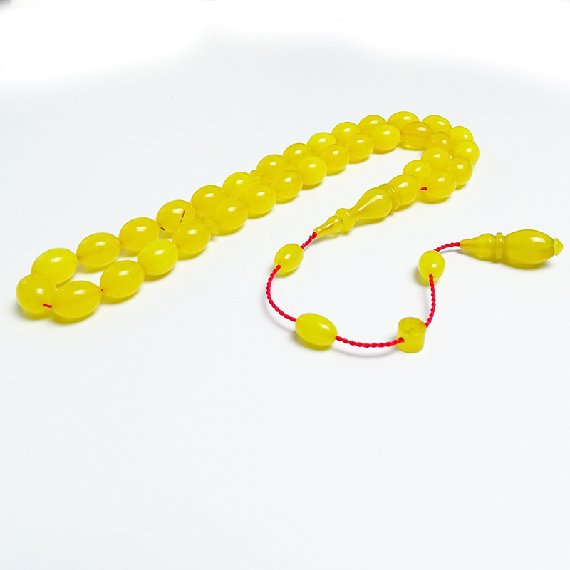 L. Sarısı Ateş  Kehribarı Tesbih 