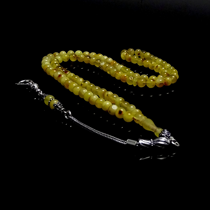 Mini Boy Damla Kehribarından Namaz Tesbihi 