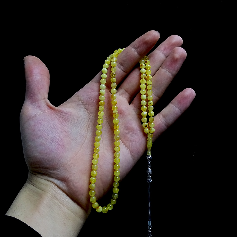 Mini Boy Damla Kehribarından Namaz Tesbihi 