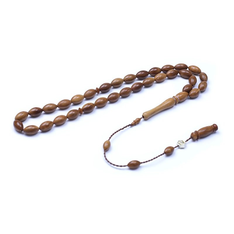 MS İmzalı Beyzi Kesim Kuka Tesbih 7x12mm