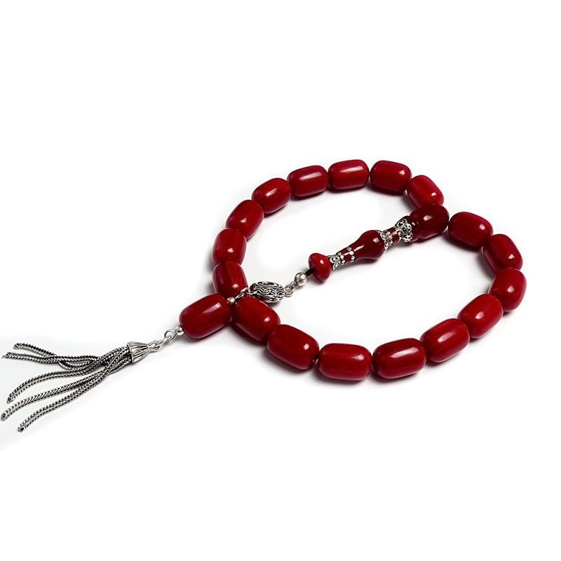 Vişne Renk Maskot Tesbih