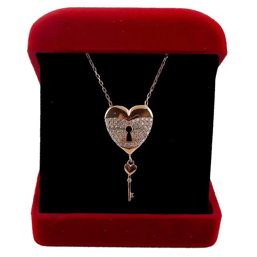 Diamond Kalbin Anahtarı Necklace