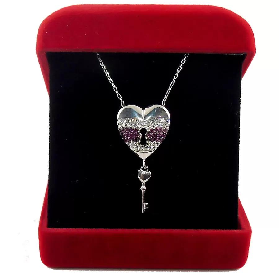 Diamond Kalbin Anahtarı Necklace