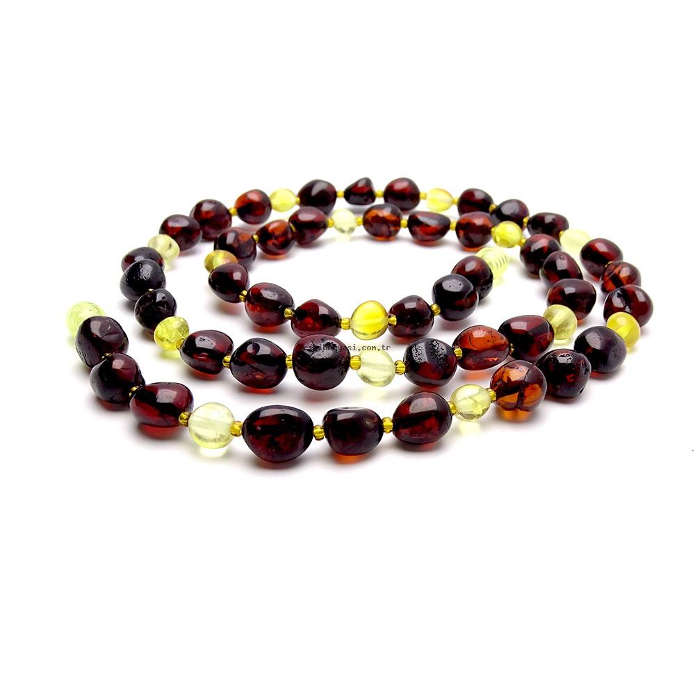 Alaca Renklerle Drop Amber Necklace 1,666.67 TL KDV