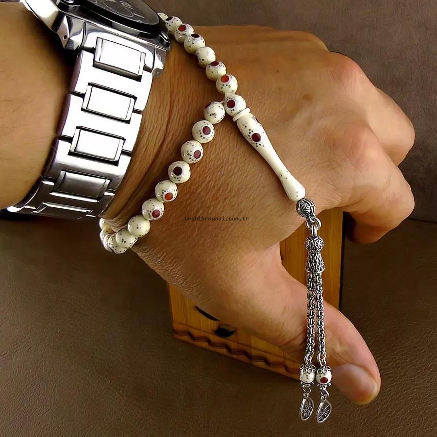 Orijinal Fossil Prayer Beads