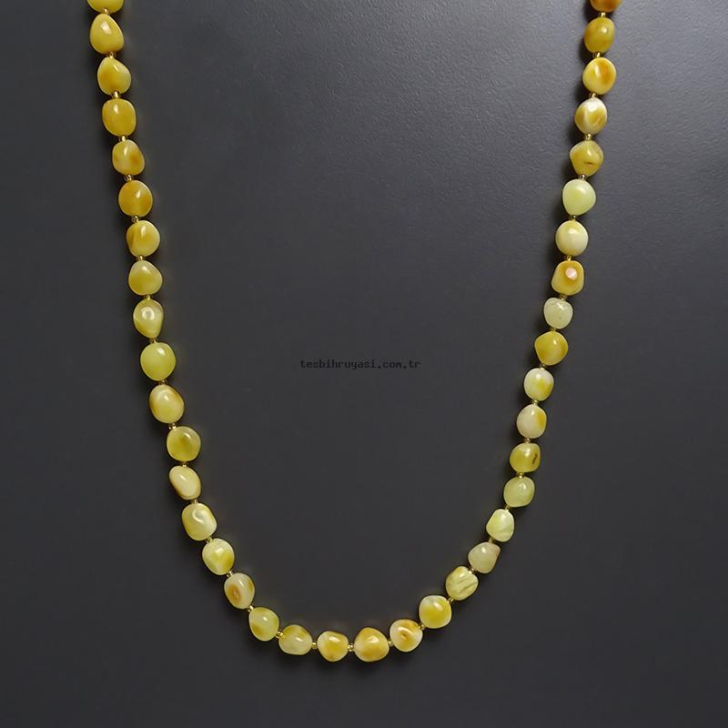 Natural Drop Amber Necklace