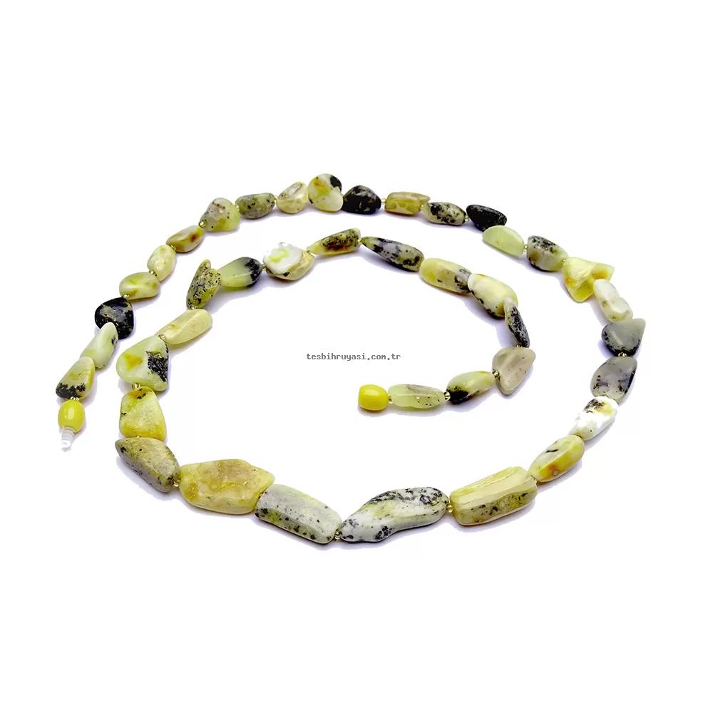 Natural Kaya Drop Amber Necklace