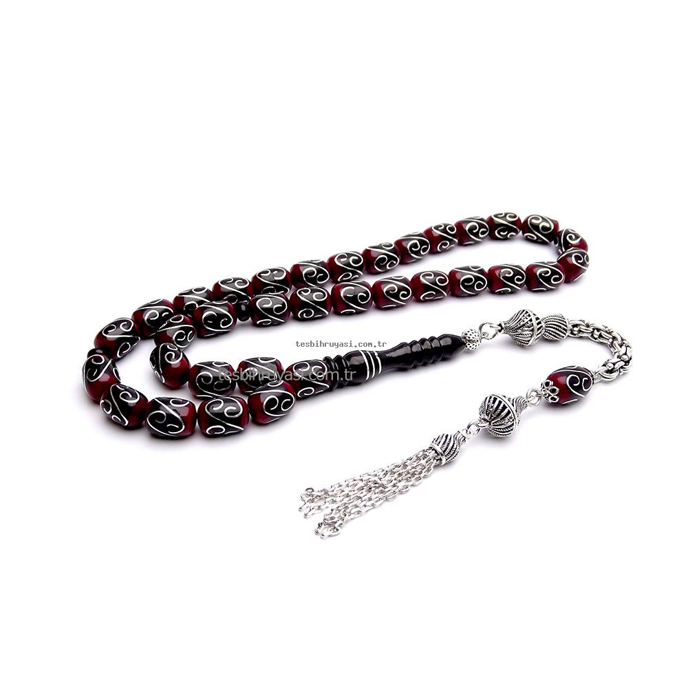 Handmade Oltu Stone Prayer Beads