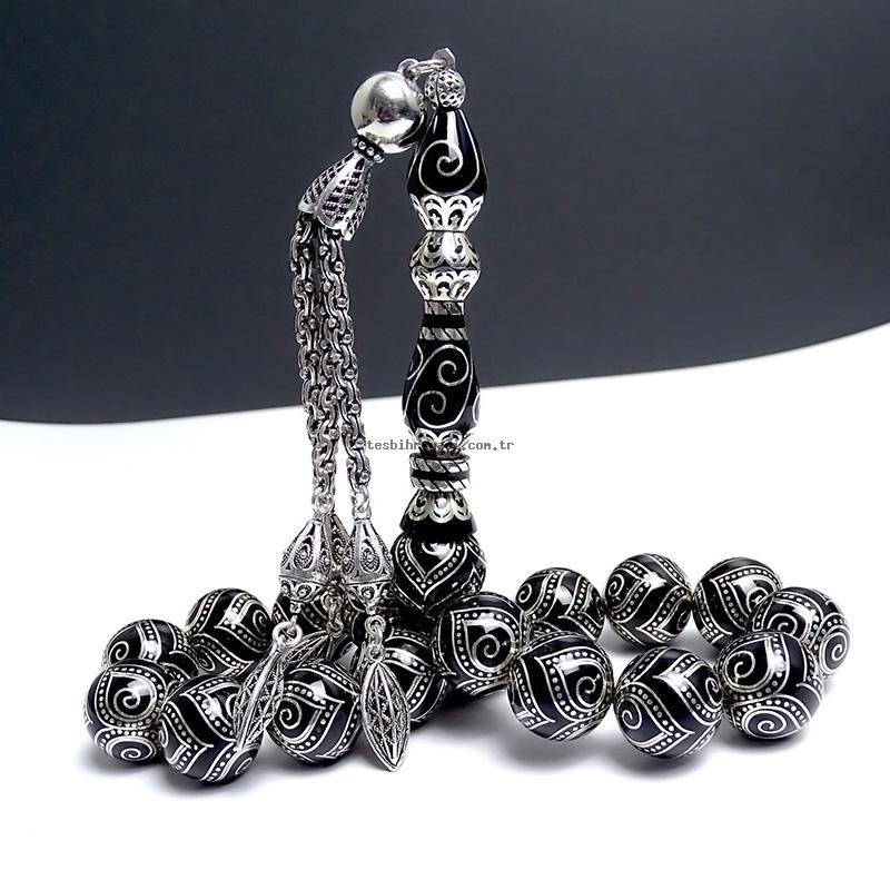 Handmade Premium Erzurum Oltu Stone Prayer Beads