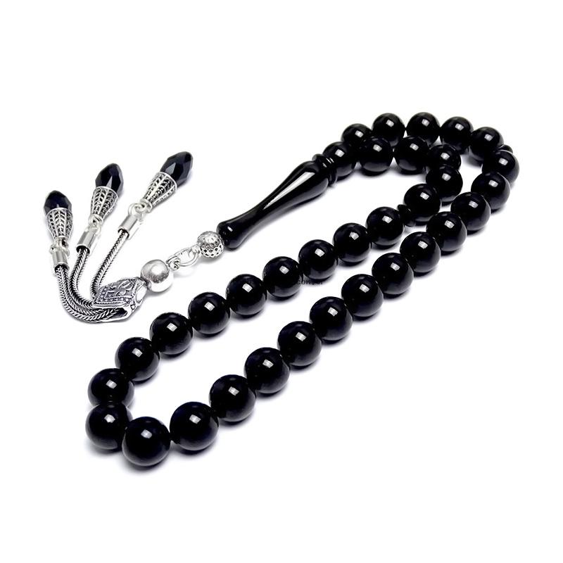 Bilek Size Oltu Stone Prayer Beads