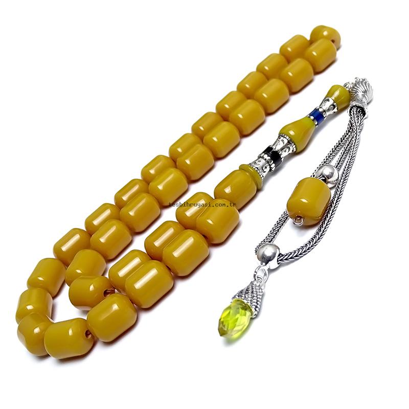 Oxidized Amber Prayer Beads