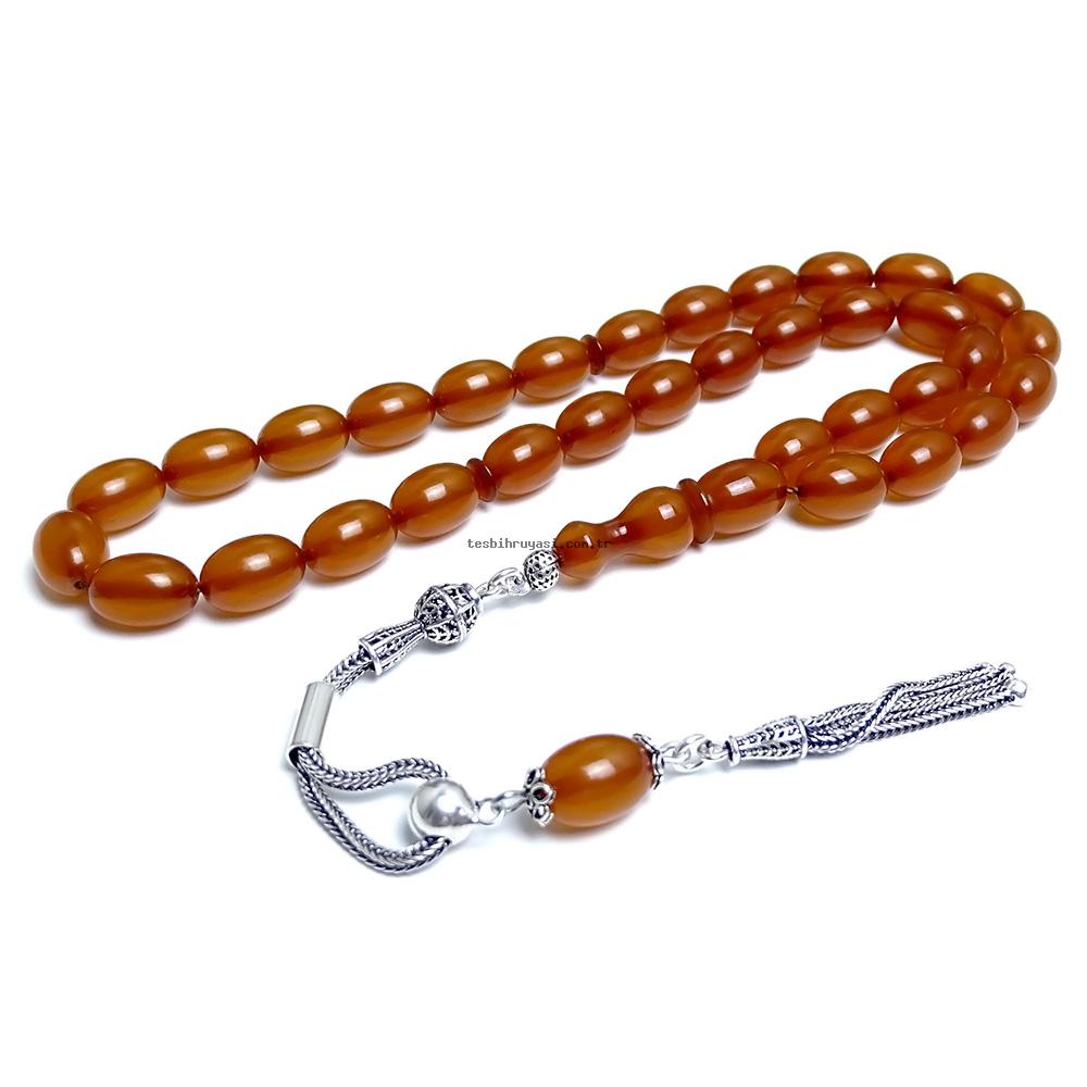 Amber Prayer Beads