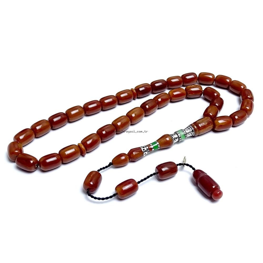 Nakkaş İmameli Amber Prayer Beads