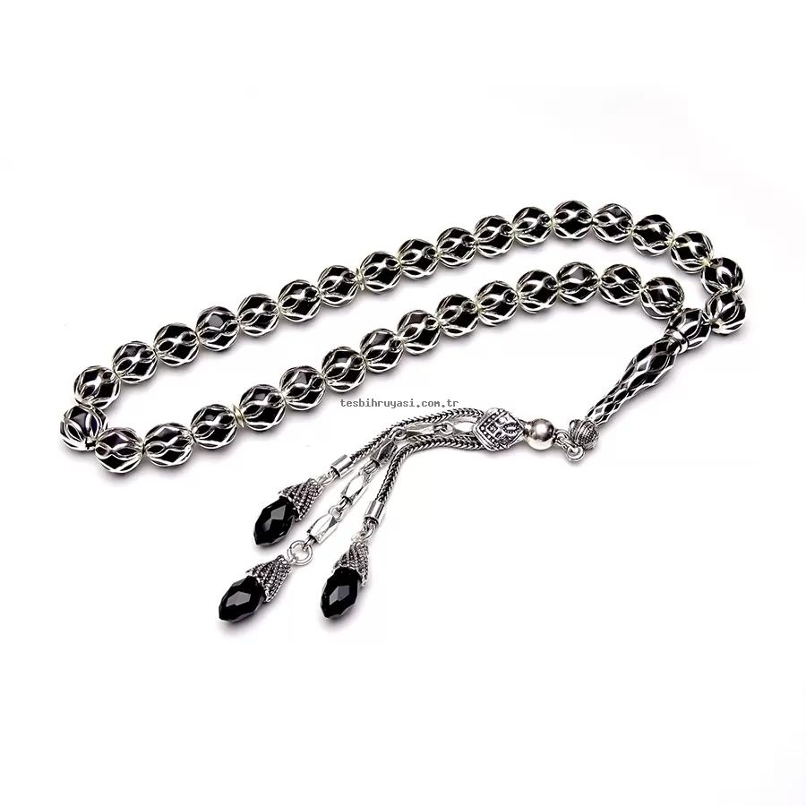 Silver Kafes Prayer Beads