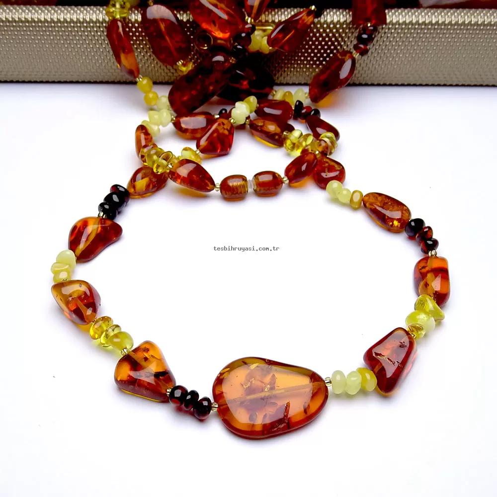 Orijinal Women's Drop Amber Necklace