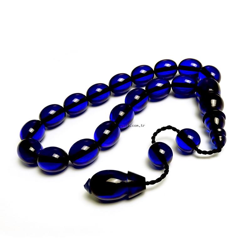 Maskot Pressed Amber Prayer Beads