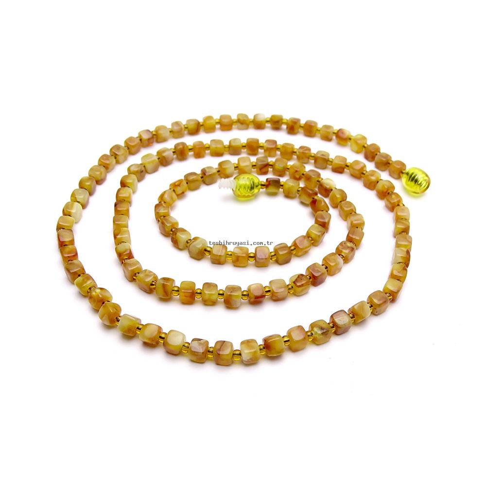 Minik Cube Cut Yellow Drop Amber Necklace 733.33 TL KDV