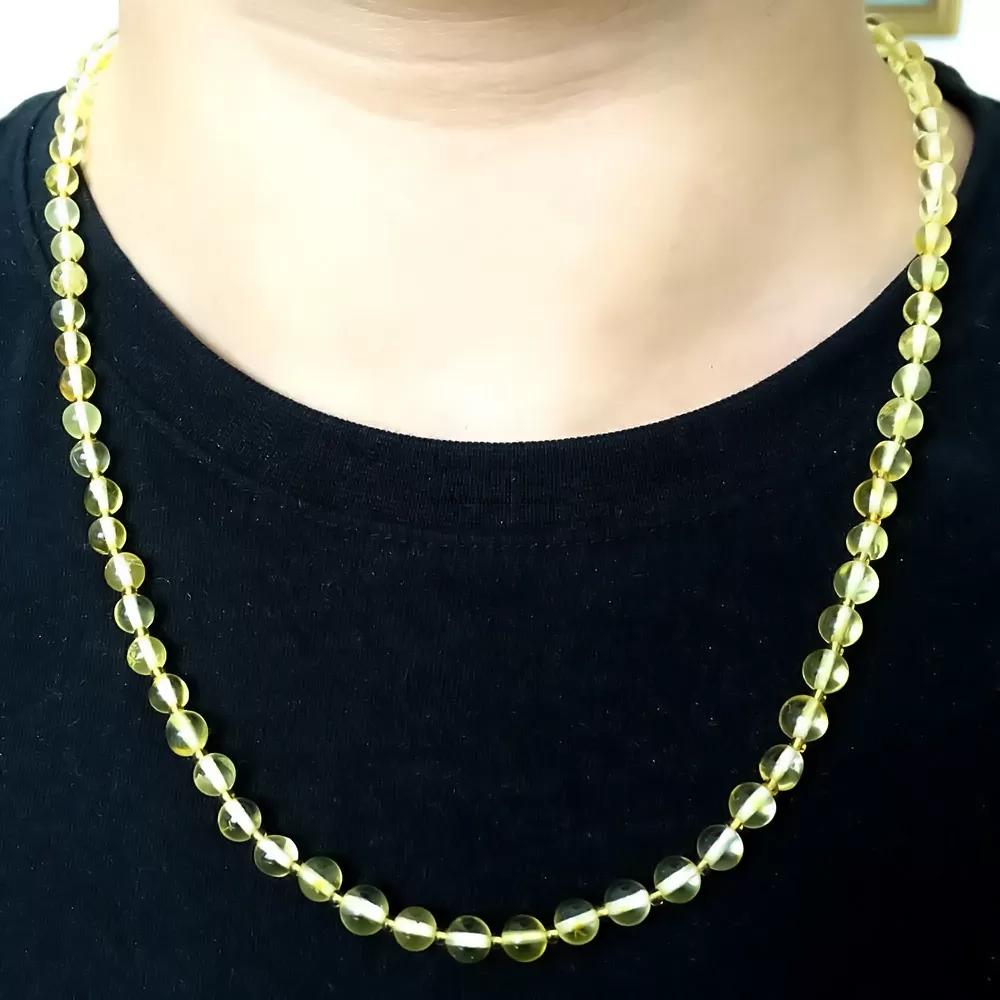 Drop Amber Necklace