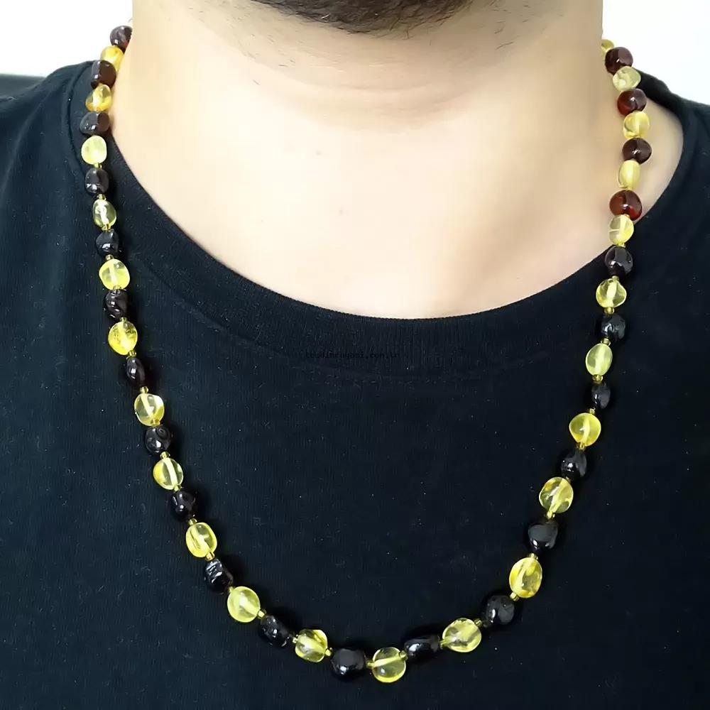 Drop Amber Necklace
