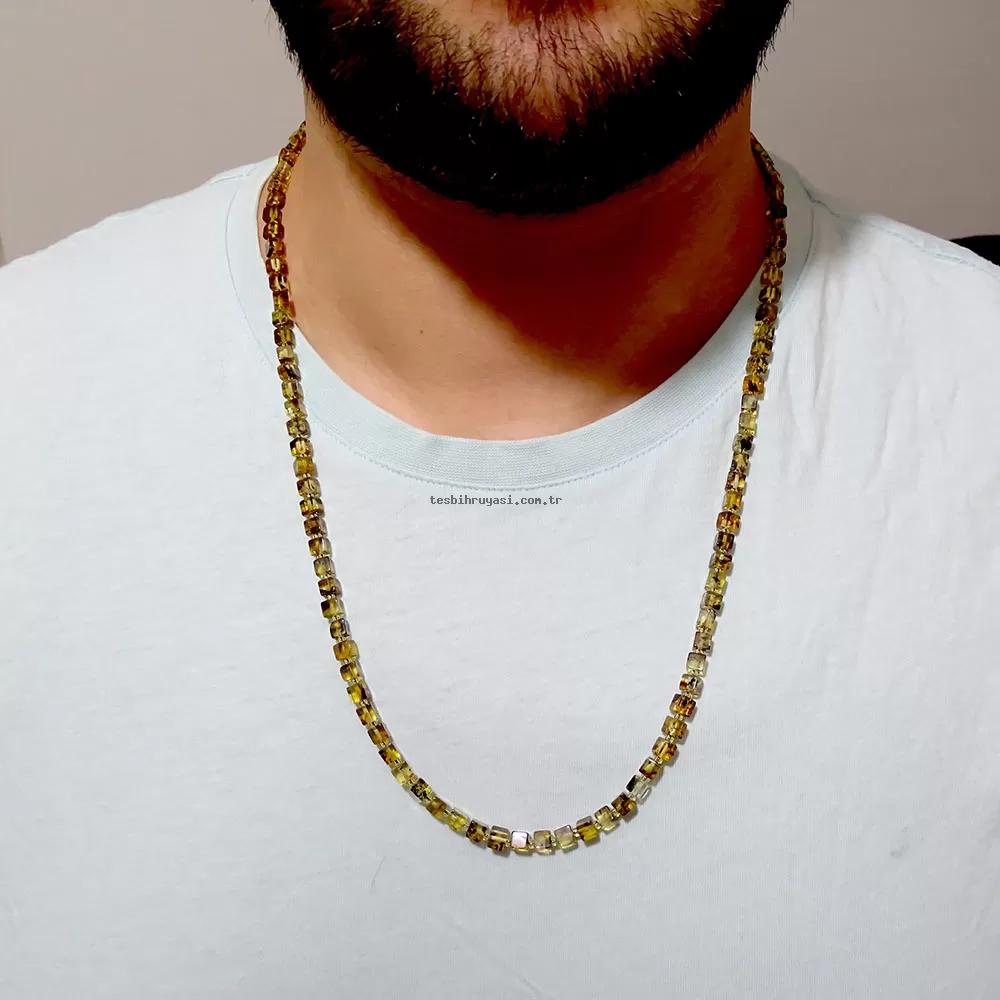Drop Amber Necklace