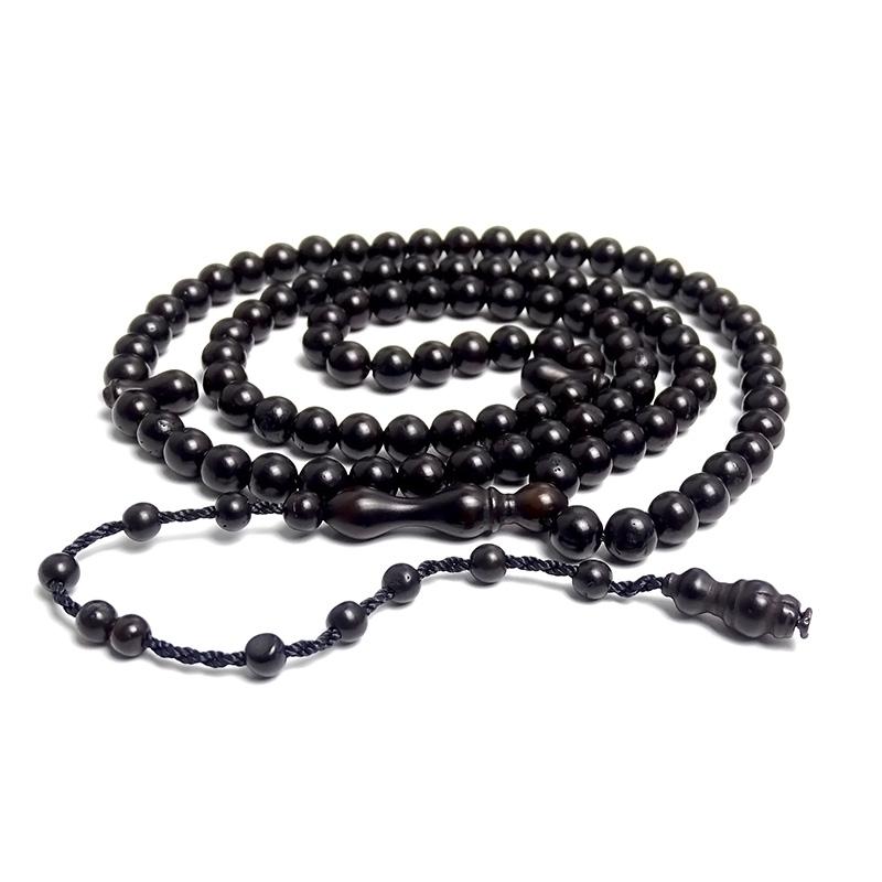 Black Kuka Seed Namaz Prayer Beads