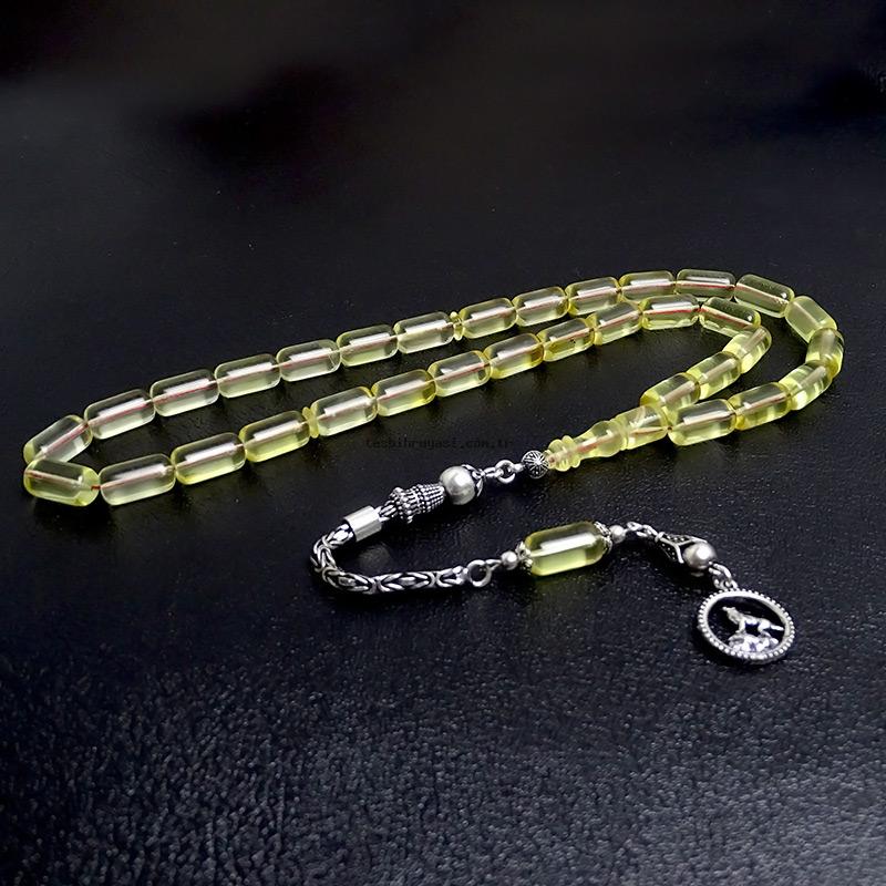 Ukrayna Drop Amber Prayer Beads