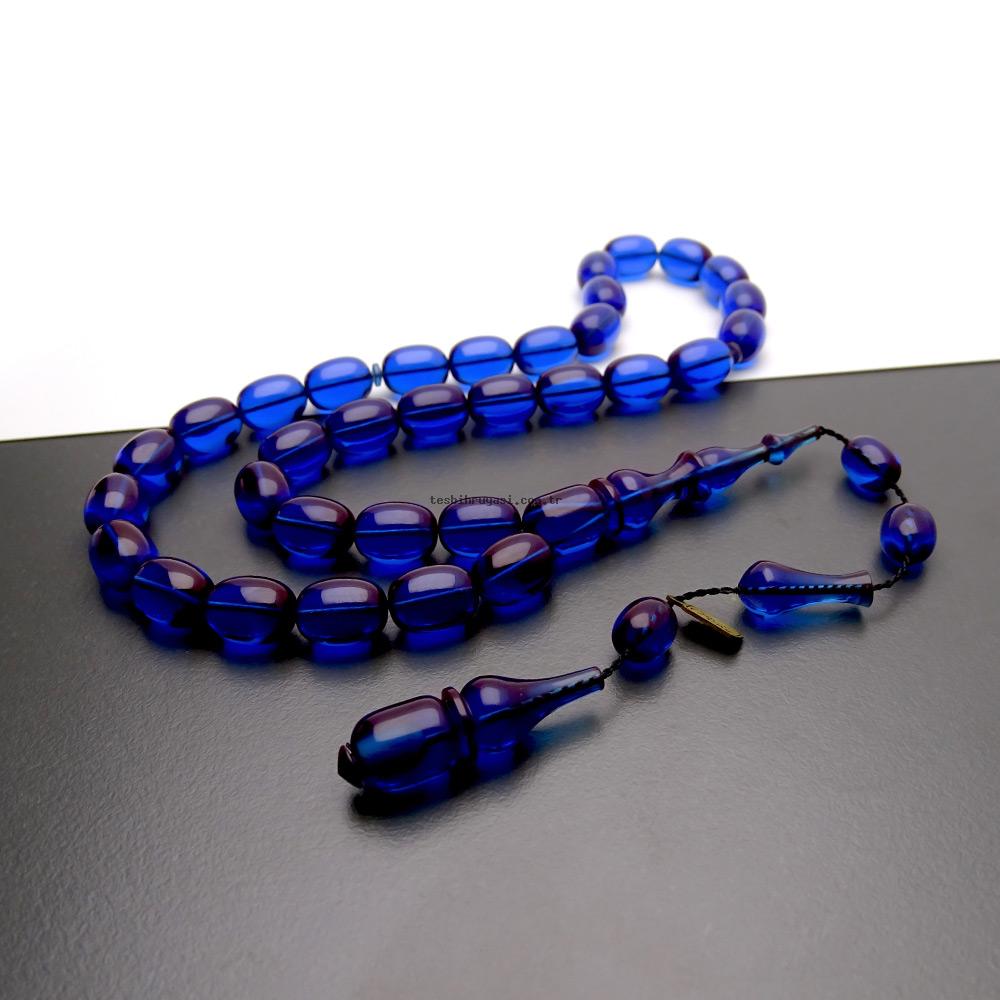 Fire Amber Prayer Beads