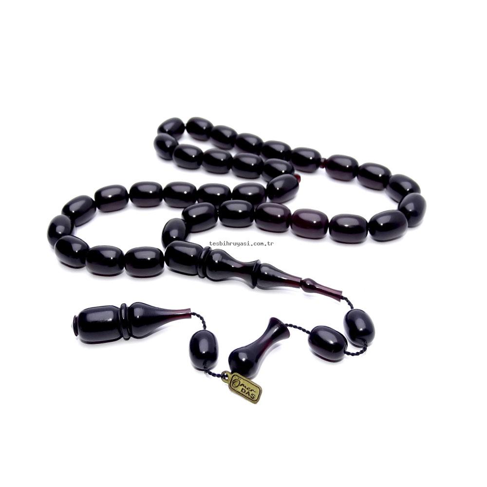 Fire Amber Prayer Beads