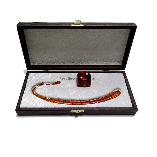 Zar Fire Amber Prayer Beads