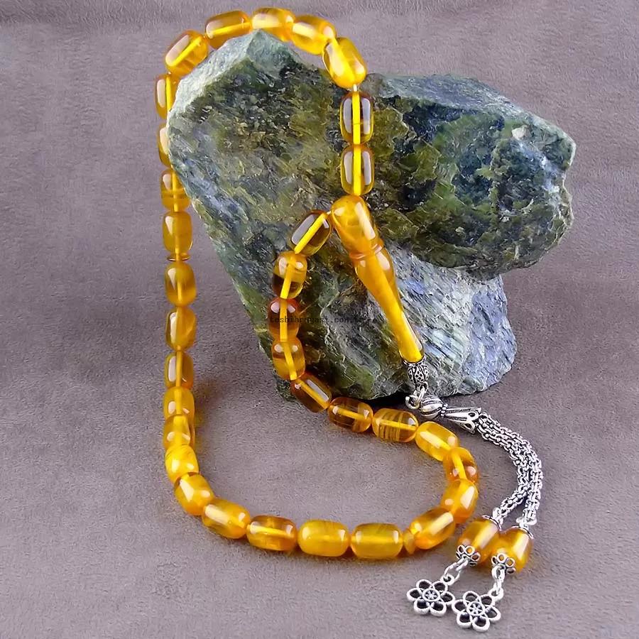 Amber Prayer Beads