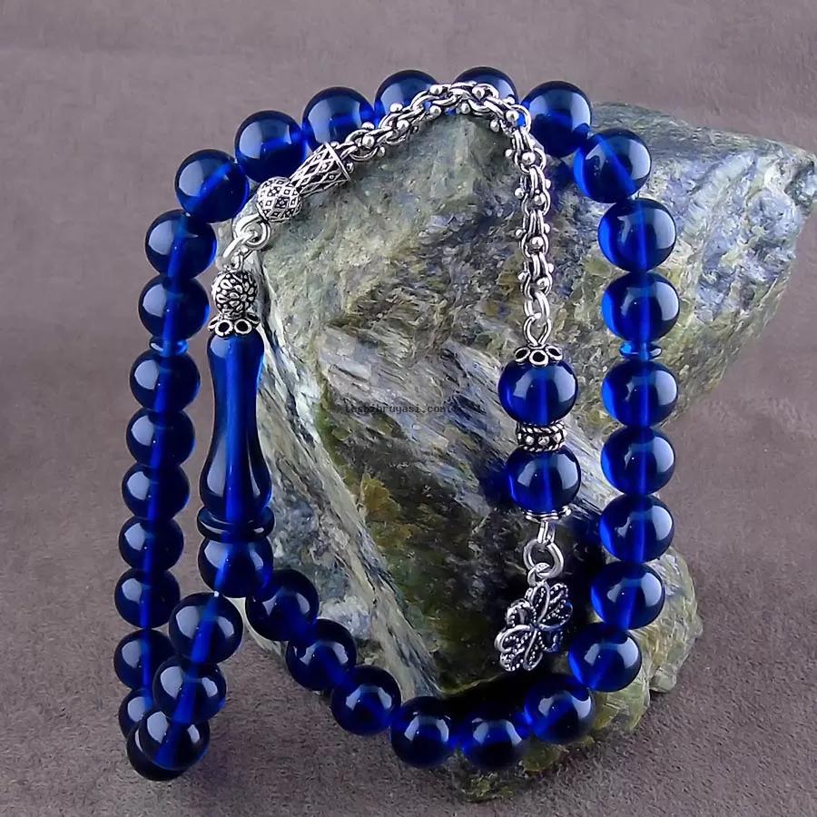 Bead-cut Amber Prayer Beads