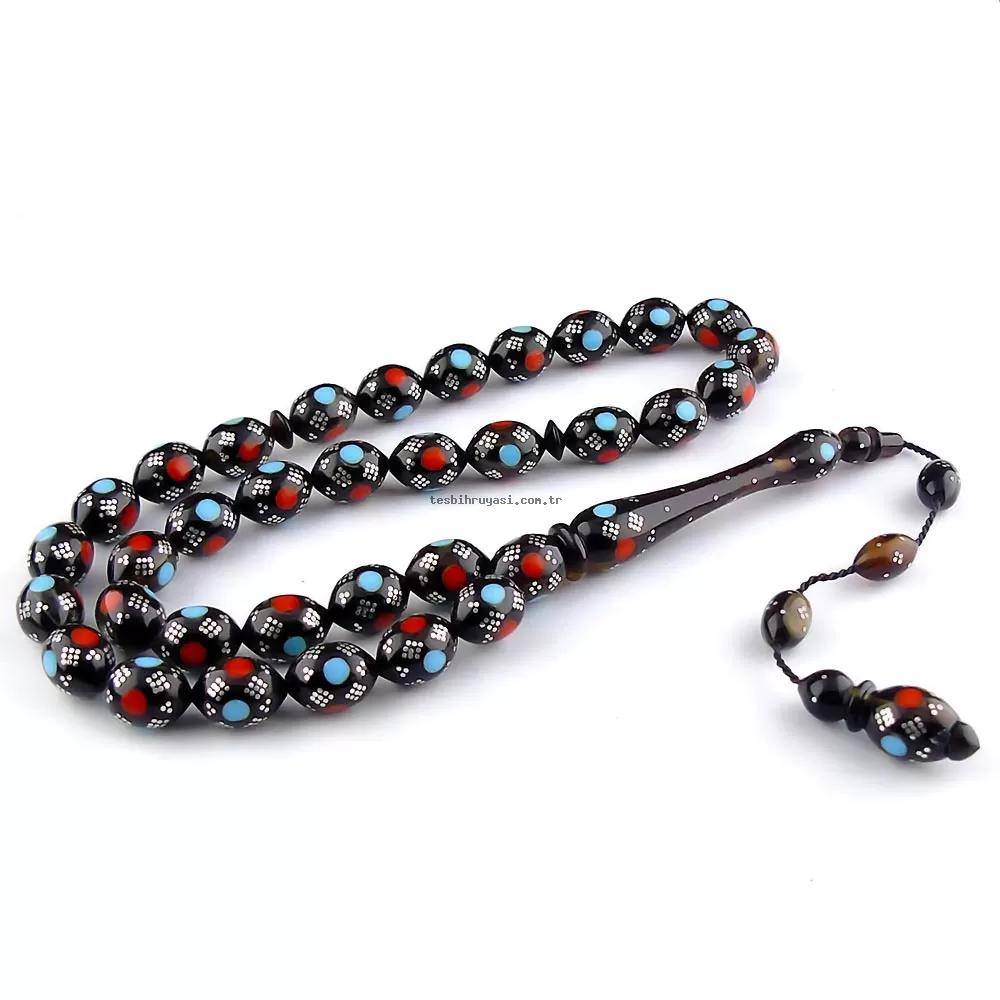 Orijinal Fossil Prayer Beads