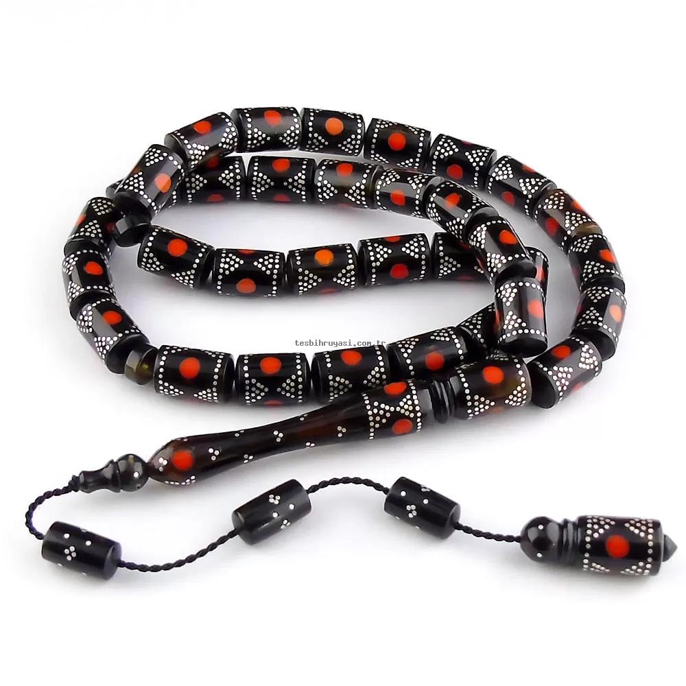 Orijinal Fossil Prayer Beads